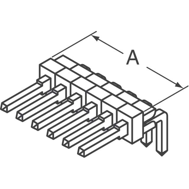 2-87233-0 TE Connectivity AMP Connectors  Embases à broches mâles